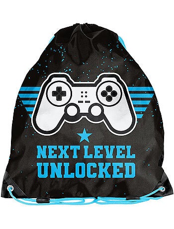 Bolsa deportiva con cordón para calzado paso next level pp23nx-712 38 x 34 cm