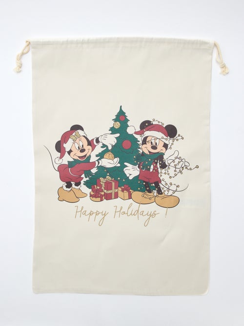 Bolsa 'Disney' 'Mickey' con cordón de algodón - Kiabi