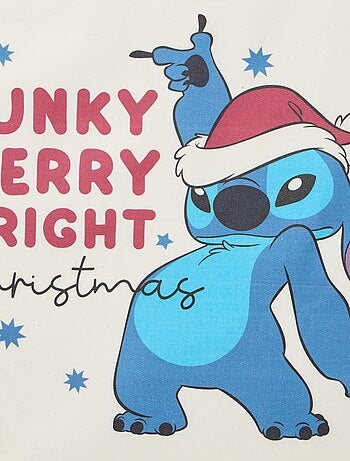 Bolsa 'Disney' 'Stitch' con cordón de algodón