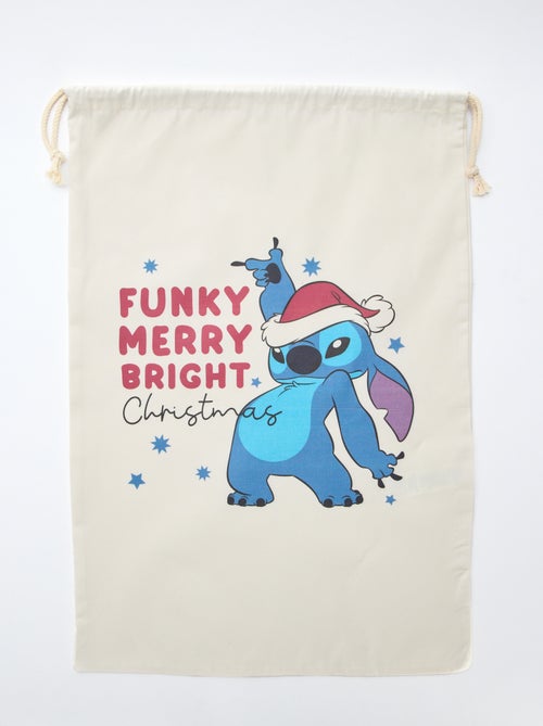 Bolsa 'Disney' 'Stitch' con cordón de algodón - Kiabi