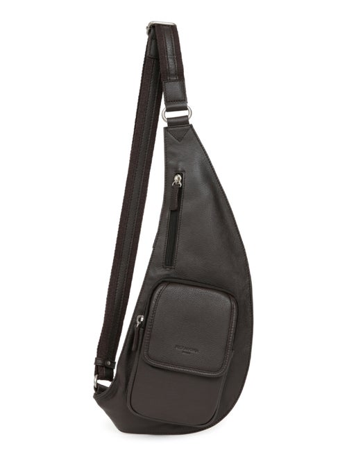 Bolsa monobretelle - cuero confort hexagona - Kiabi