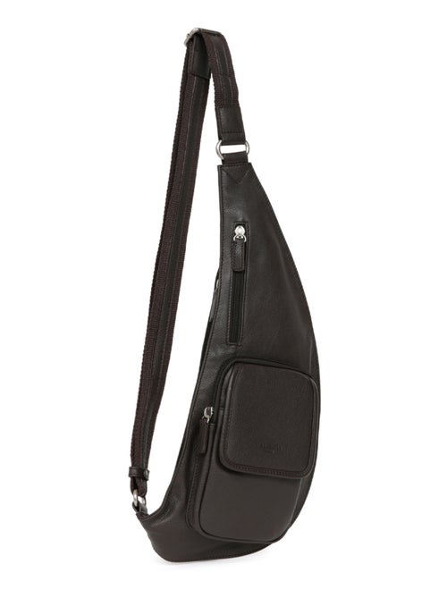 Bolsa monobretelle - cuero confort hexagona - Kiabi