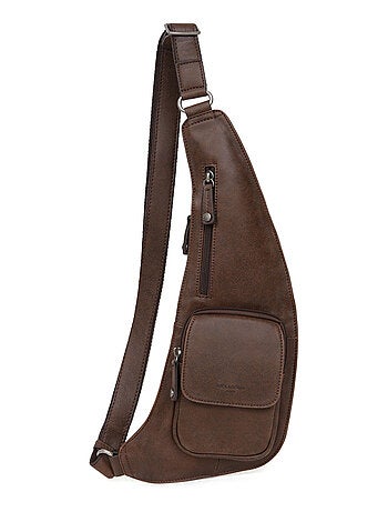 Bolsa monobretelle - cuero instinct hexagona