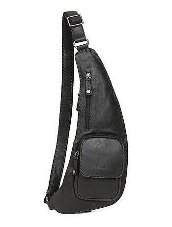 Bolsa monobretelle - cuero instinct hexagona