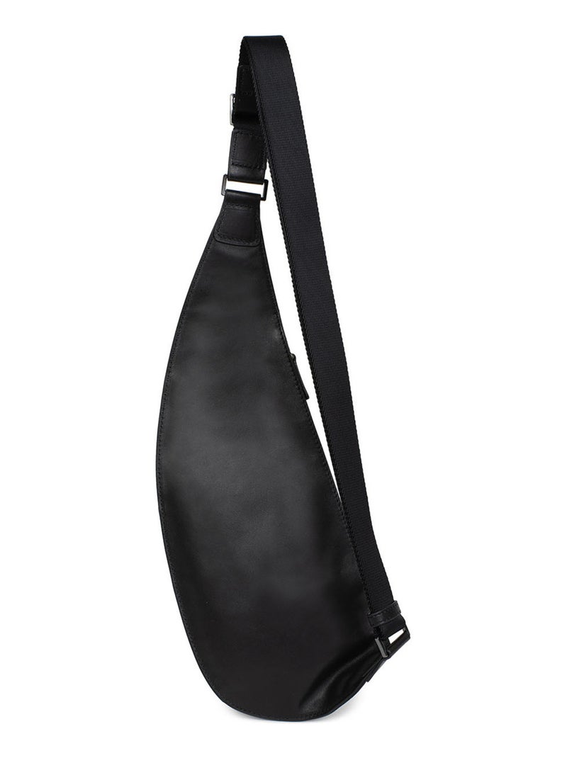 Bolsa monobretelle - cuero soft studio hexagona Negro - Kiabi