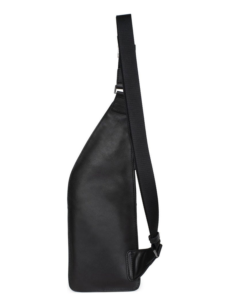 Bolsa monobretelle - cuero soft studio hexagona Negro - Kiabi