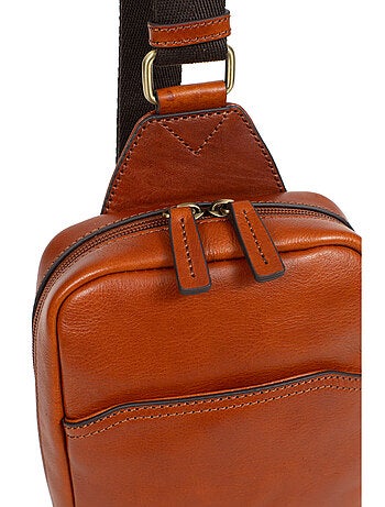 Bolsa monobretelle - cuero stuart hexagona