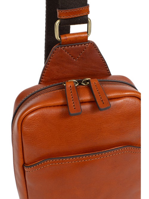 Bolsa monobretelle - cuero stuart hexagona - Kiabi