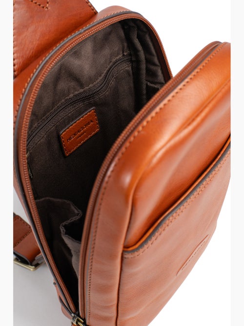 Bolsa monobretelle - cuero stuart hexagona - Kiabi