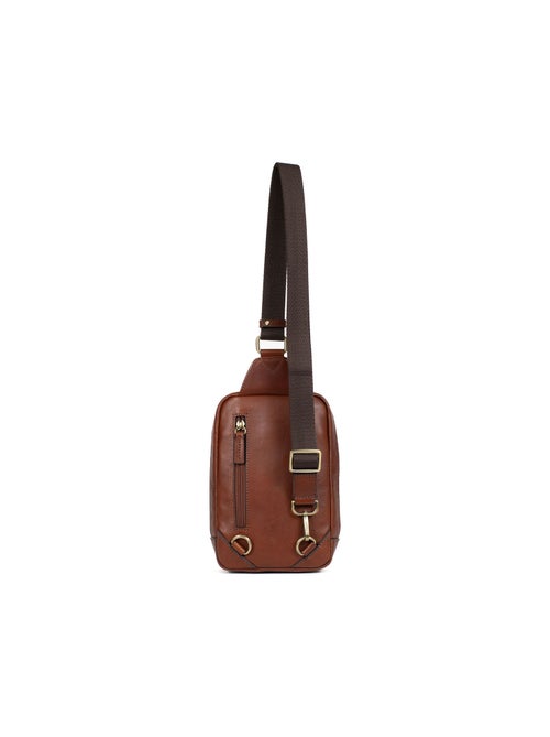 Bolsa monobretelle - cuero stuart hexagona - Kiabi