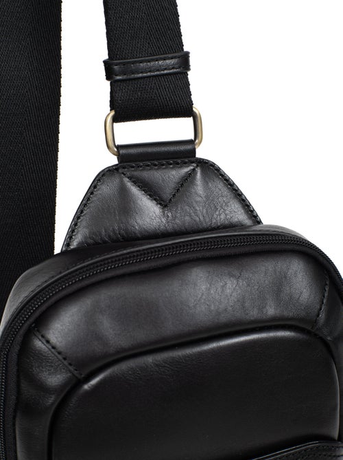 Bolsa monobretelle - Cuero STUART - Kiabi