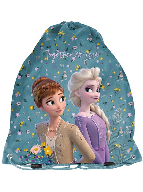 Bolsa para calzado con cordones frozen 38 x 34 cm – paso - Kiabi