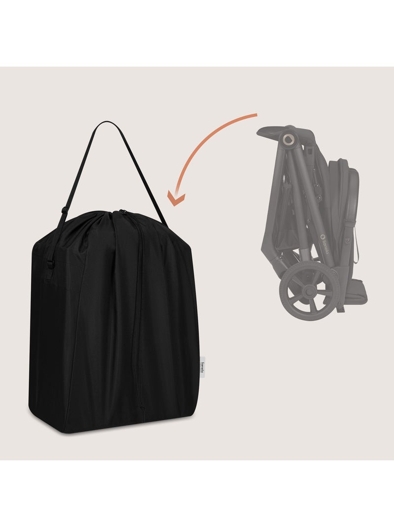 Bolsa para cochecito LIONELO - Para cochecito Tansi - Con cremallera Negro - Kiabi