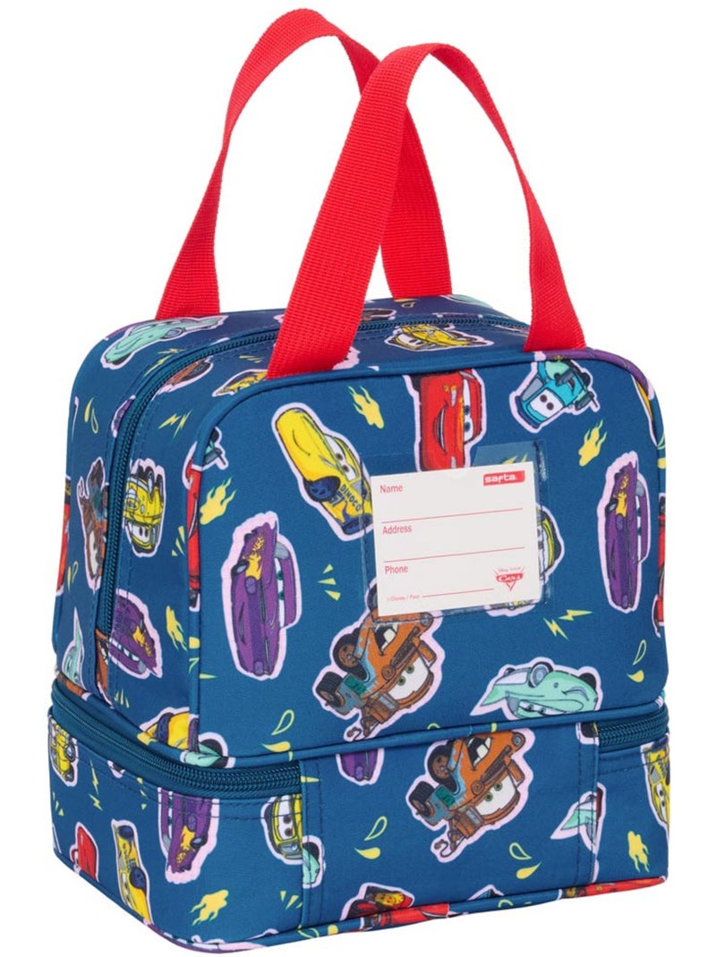 Bolsa para el almuerzo cars – racing 20 cm Multicolor - Kiabi