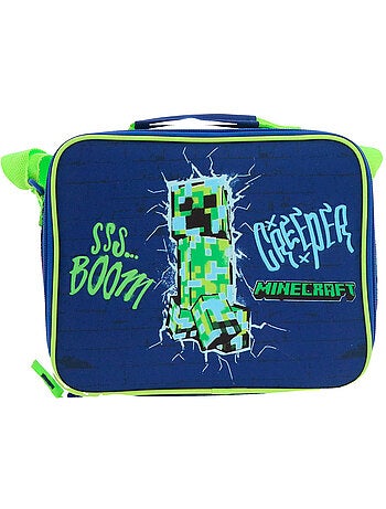 Bolsa para el almuerzo minecraft – creeper boom 27 cm