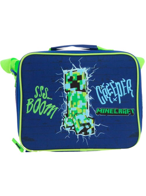Bolsa para el almuerzo minecraft – creeper boom 27 cm - Kiabi Bolsa para el almuerzo minecraft – creeper boom 27 cm - Kiabi