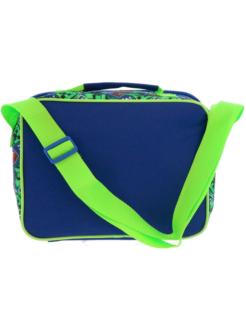 Bolsa para el almuerzo minecraft – creeper boom 27 cm Multicolor - Kiabi