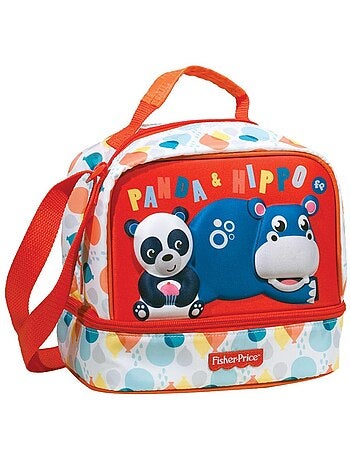 Bolsa para el almuerzo panda & hippo 21 cm – fisher price