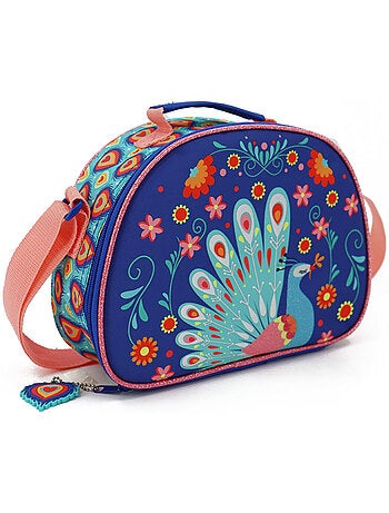 Bolsa para el almuerzo – pavo real 25 cm – cmp