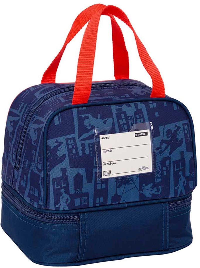 Bolsa para el almuerzo spider-man – web 20 cm Multicolor - Kiabi