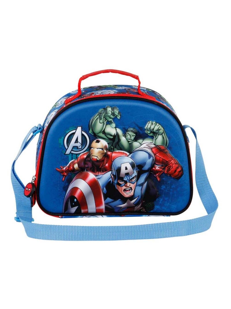 Bolsa para el almuerzo vengadores energy 3d 26 cm Azul - Kiabi