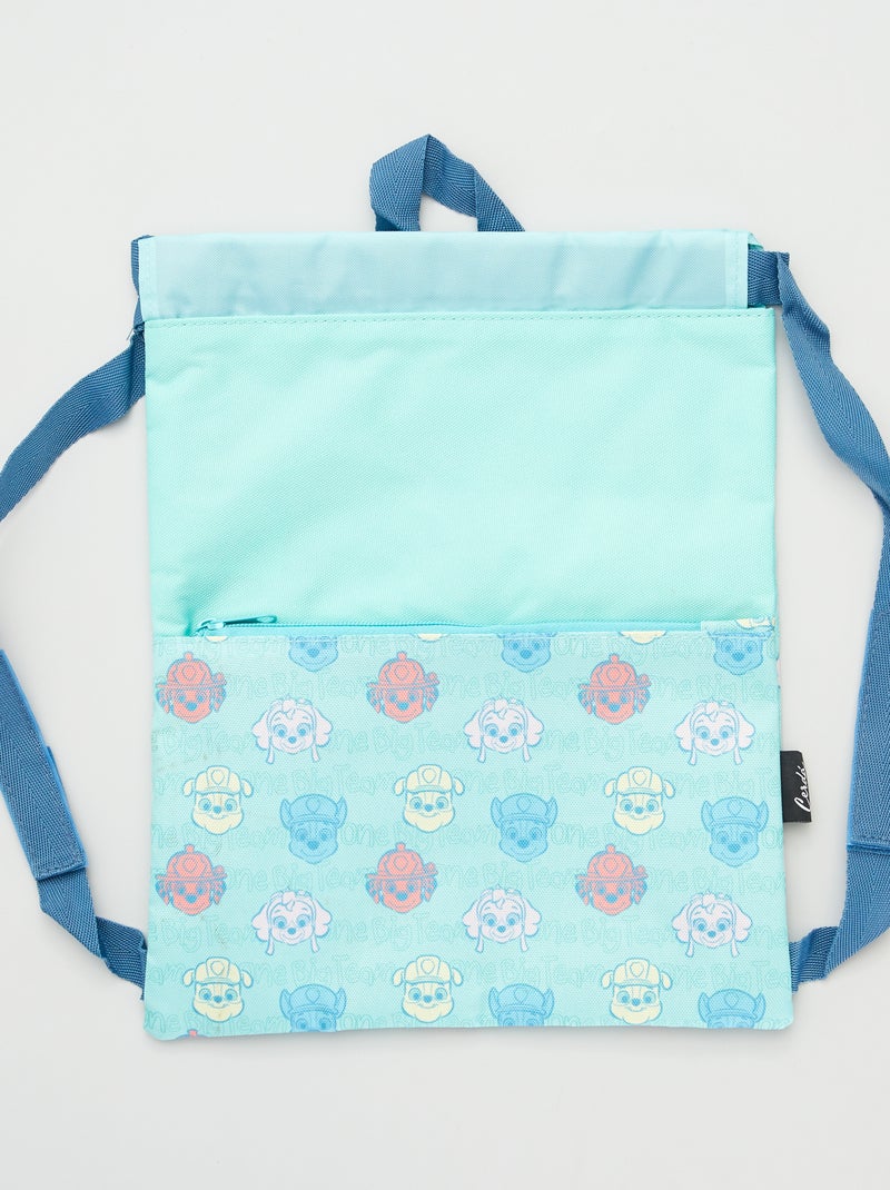 Bolsa para la merienda 'La Patrulla Canina' azul - Kiabi