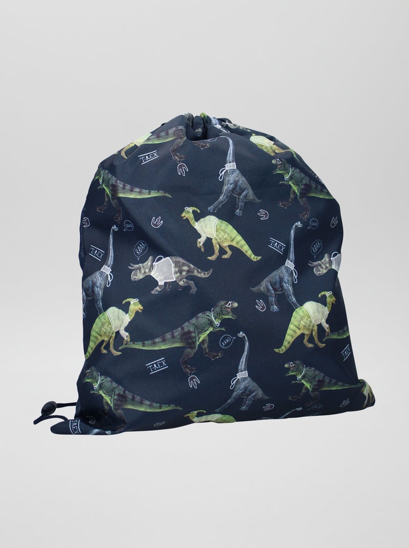 Bolsa para la piscina 'dinosaurios' AZUL - Kiabi