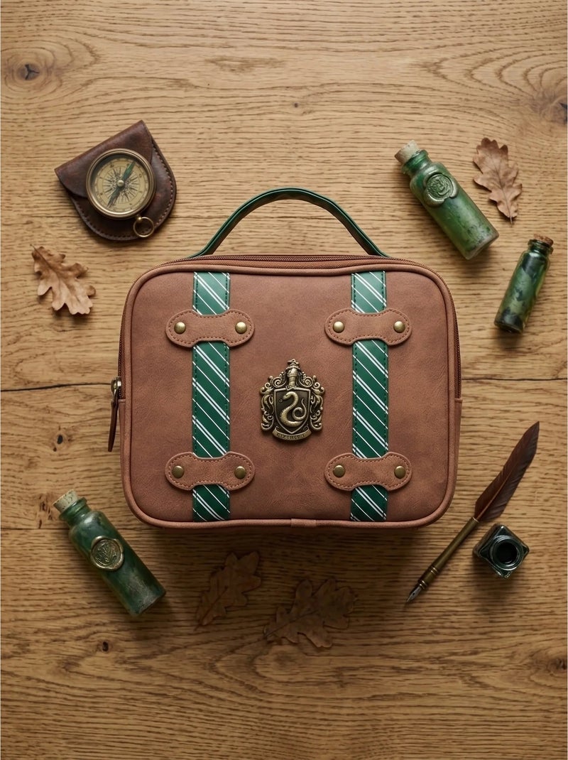 Bolsa portaalimentos efecto baúl vintage isotérmica slytherin harry potter Verde - Kiabi