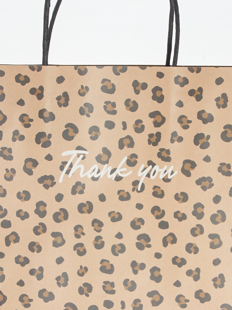 Bolsa regalo formato XL Beige - Kiabi