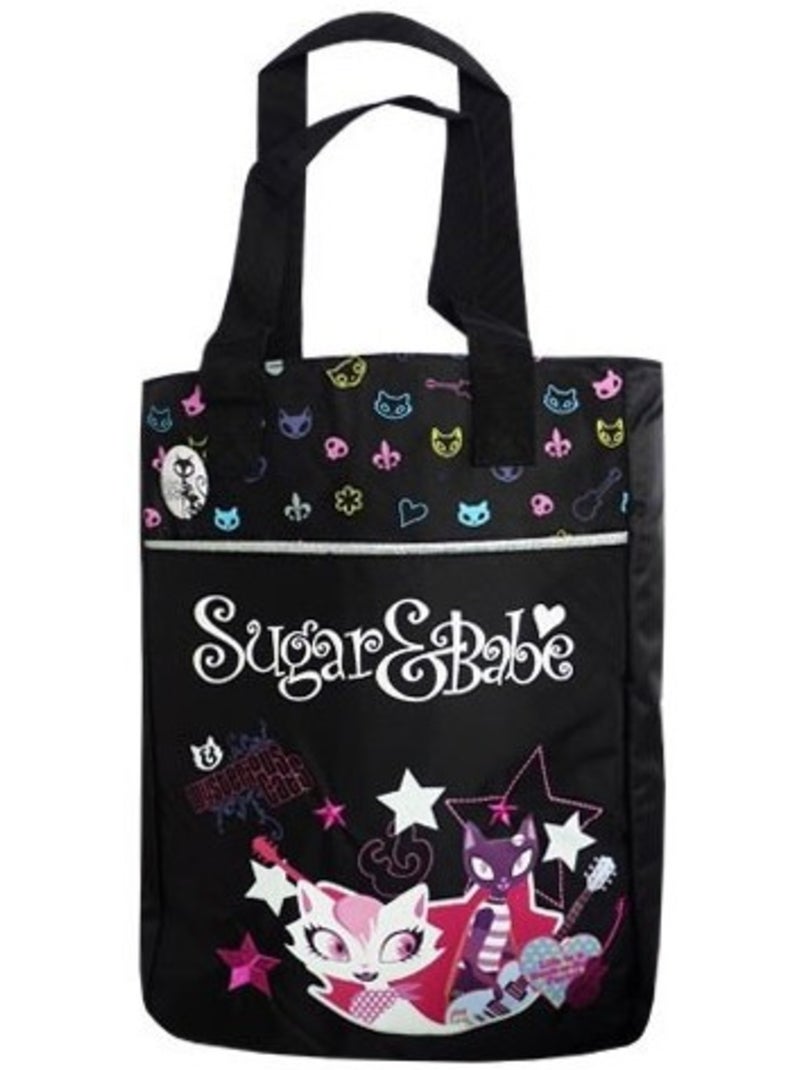 Bolsa shopping sugar & babe – modelo grande Negro - Kiabi