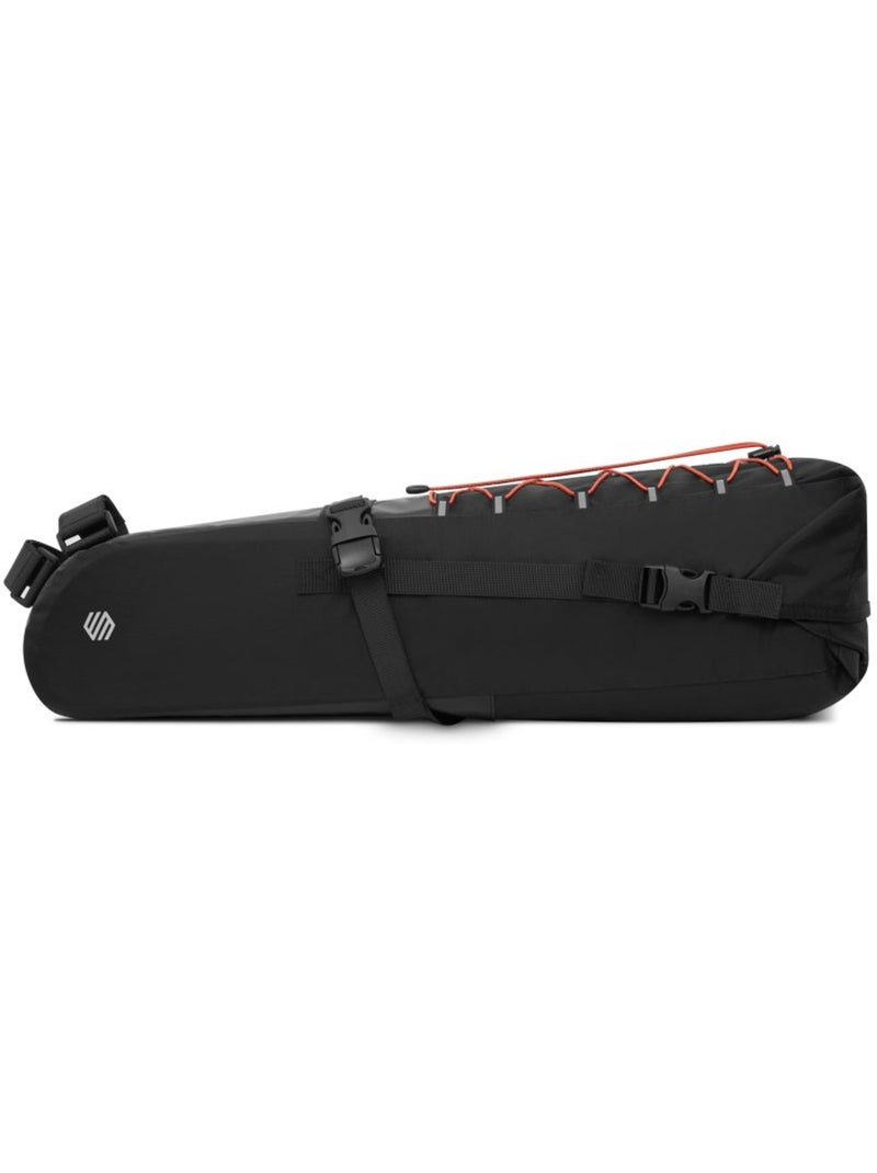 Bolsa sillín bikepacking ciclismo hombre y mujer remote Negro - Kiabi