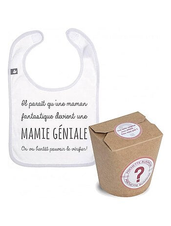 Bolsa sorpresa para anuncio de embarazo - una abuela genial | BB&CO