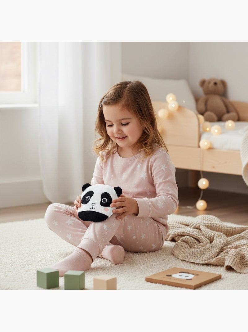 Bolsa térmica de alivio con forma de panda Negro Blanco - Kiabi