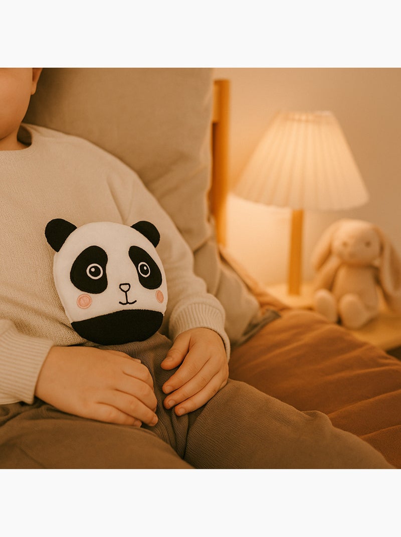 Bolsa térmica de alivio con forma de panda Negro Blanco - Kiabi
