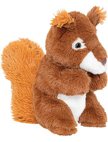 Bolsa térmica de peluche 2 en 1 con forma de ardilla