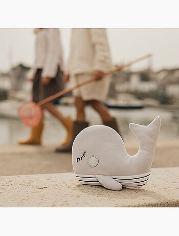 Bolsa térmica de peluche 2 en 1 con forma de ballena