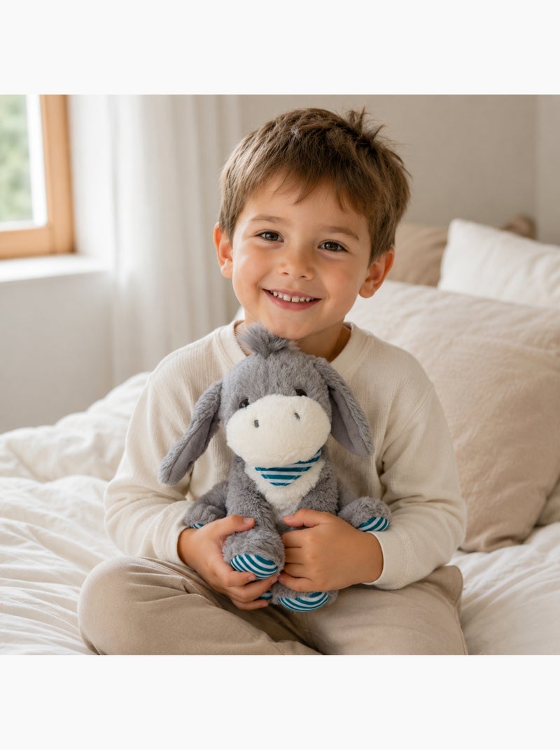 Bolsa térmica de peluche 2 en 1 con forma de burro Gris - Kiabi