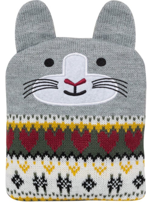 Bolsa térmica de peluche 2 en 1 con forma de conejo - Kiabi