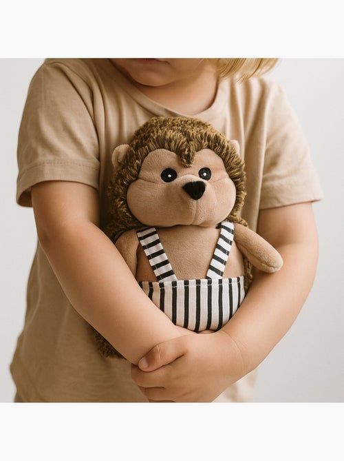 Bolsa térmica de peluche 2 en 1 con forma de erizo - Kiabi