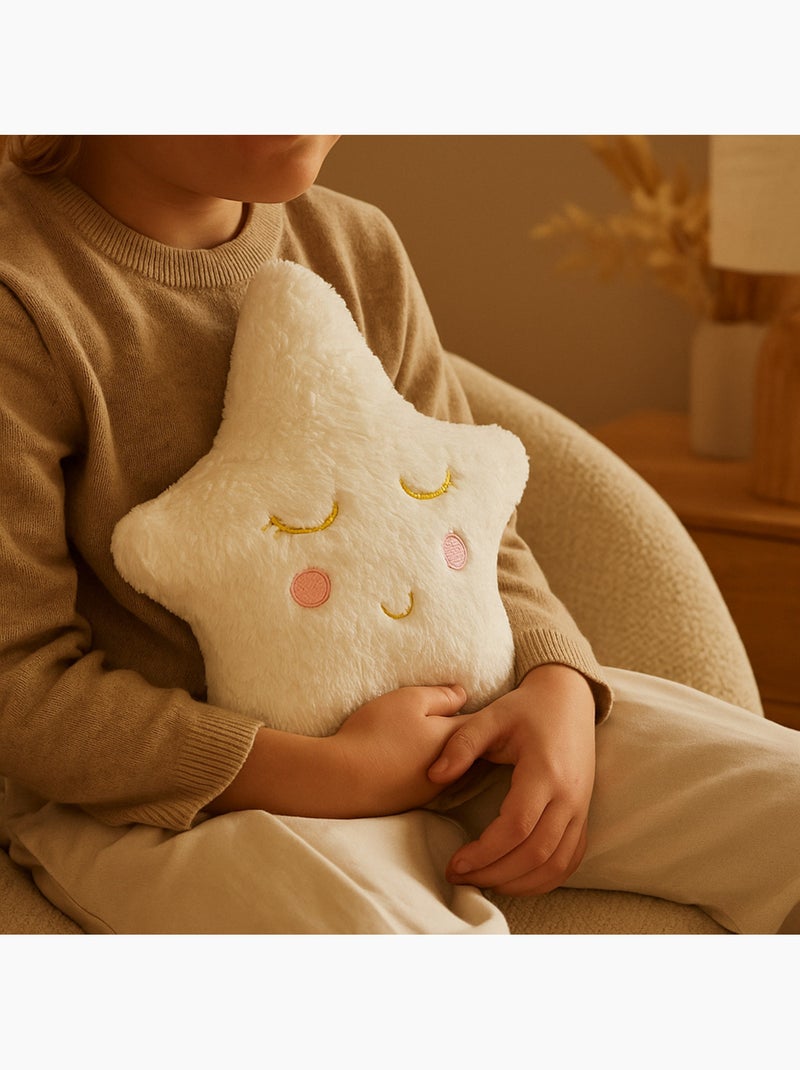 Bolsa térmica de peluche 2 en 1 con forma de estrella Blanco - Kiabi
