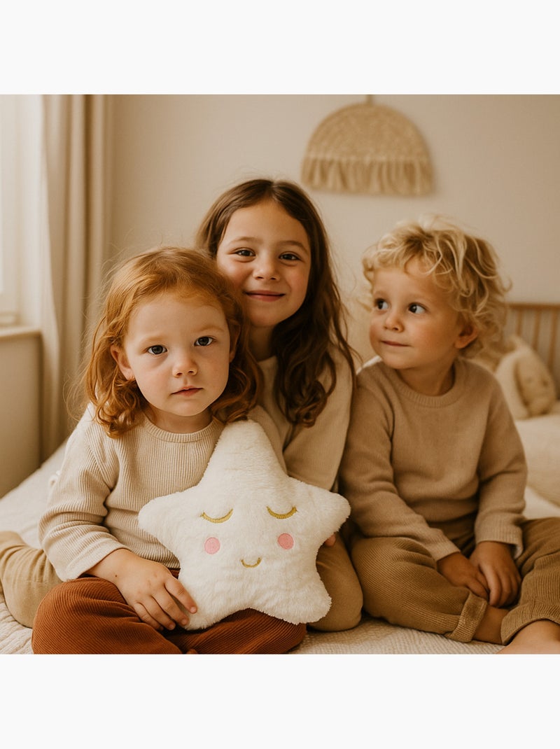 Bolsa térmica de peluche 2 en 1 con forma de estrella Blanco - Kiabi