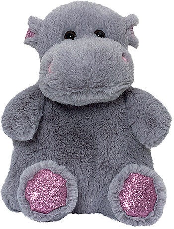 Bolsa térmica de peluche 2 en 1 con forma de hipopótamo