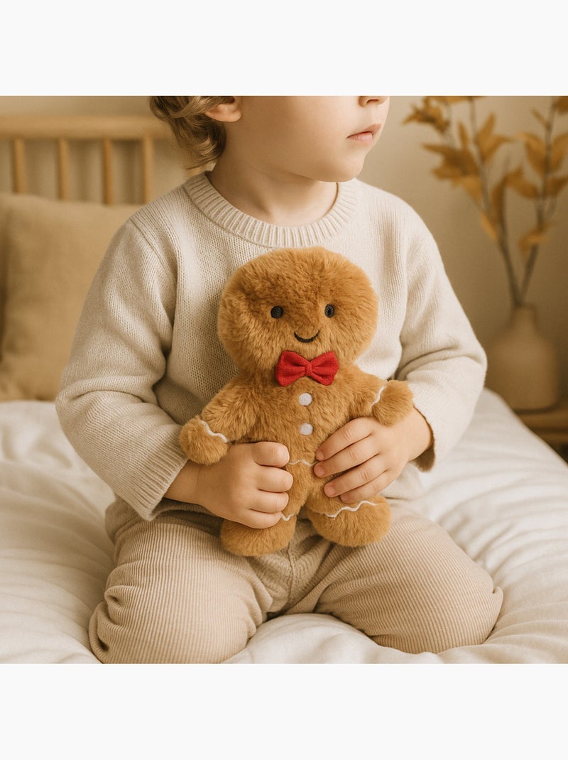 Bolsa térmica de peluche 2 en 1 con forma de muñeco de jengibre Marrón - Kiabi