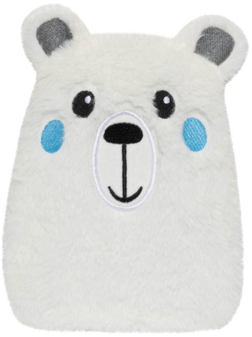 Bolsa térmica de peluche 2 en 1 con forma de oso polar - Kiabi