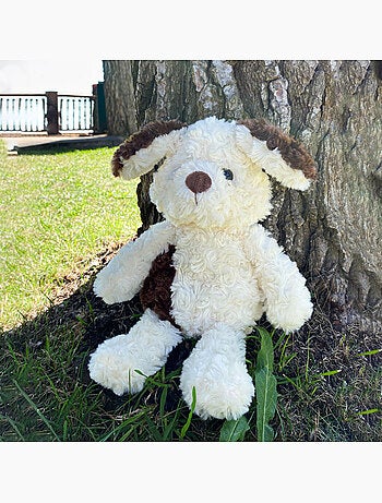 Bolsa térmica de peluche 2 en 1 con forma de perro