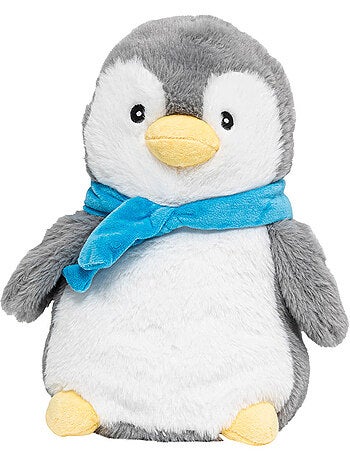 Bolsa térmica de peluche 2 en 1 con forma de pingüino