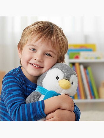 Bolsa térmica de peluche 2 en 1 con forma de pingüino