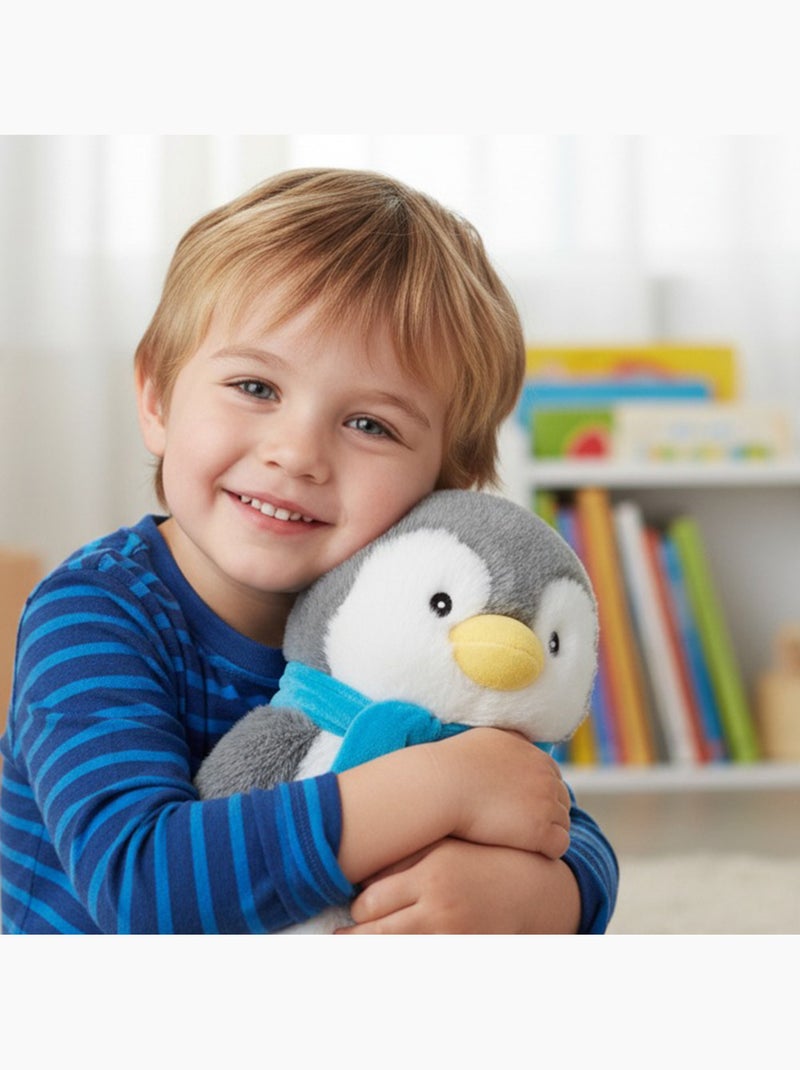 Bolsa térmica de peluche 2 en 1 con forma de pingüino Blanco - Kiabi