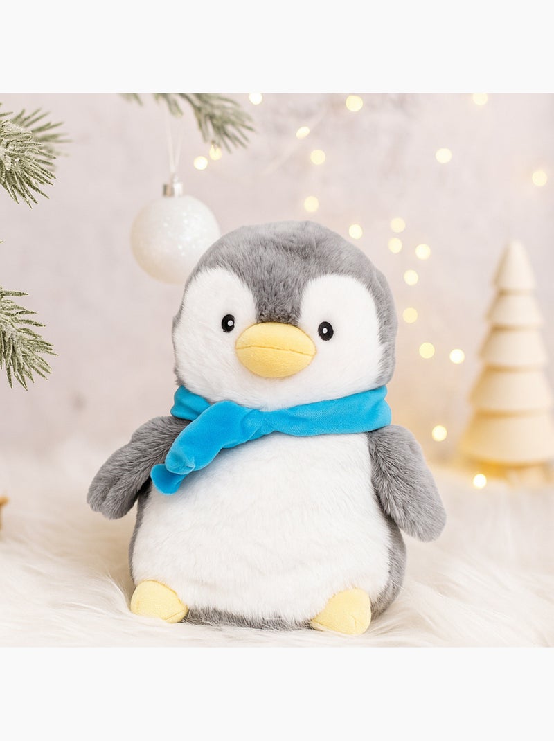 Bolsa térmica de peluche 2 en 1 con forma de pingüino Blanco - Kiabi