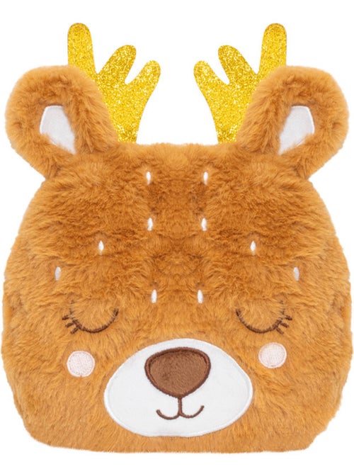 Bolsa térmica de peluche 2 en 1 con forma de reno - Kiabi